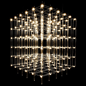 Подвесная люстра O-LUCE Cosmic Glass ячейка 15*15 см 1094011-0