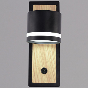 Бра Reluce 22540 22540-0.2-01 BK+WOOD
