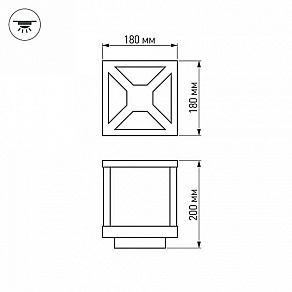 Накладной светильник Arlight Lgd-wall-cub 024390