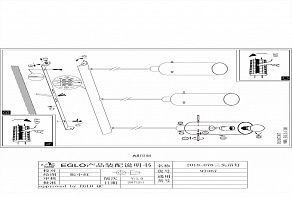 Подвесной светильник Eglo Montefino 97367