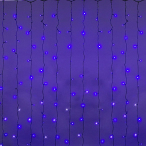 Занавес световой Sneha  A-943 BL/W FLASH