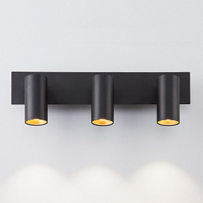 Спот Eurosvet Fleur 20066/3 LED черный/золото