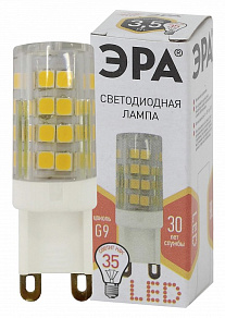 Лампа светодиодная Эра Стандарт G9 3.5Вт 2700K LED JCD-3,5W-CER-827-G9