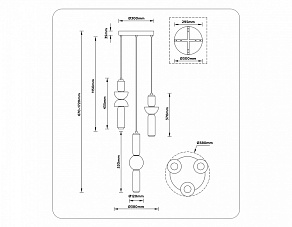 Подвесной светильник Ambrella Light LH LH11026