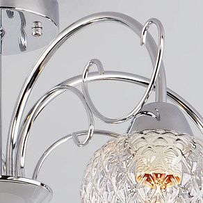 Люстра на штанге Eurosvet Benita 30142/5 хром