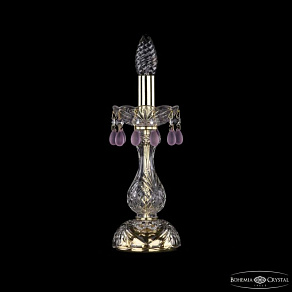 Настольная лампа декоративная Bohemia Ivele Crystal 1410 1410L/1-27 G V7010
