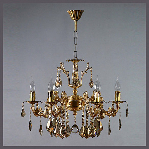 Подвесная люстра Ambiente by Brizzi Granada 2118/6 AB Honey Leaf