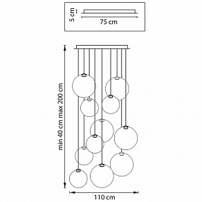 Подвесная люстра Lightstar Sferetta 801169