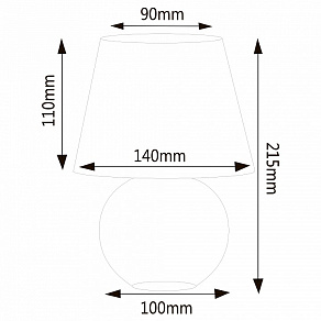 Настольная лампа декоративная Uniel UML-B303 UL-00012429