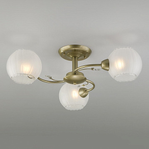 Люстра на штанге Eurosvet Jeanne 30146/3 перламутровое золото