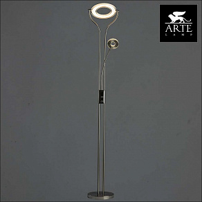 Торшер с подсветкой Arte Lamp Duetto led A5904PN-2SS