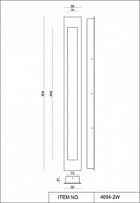 Накладной светильник Favourite Meridiem 4004-2W