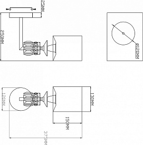 Бра Moderli Slam V2690-1W