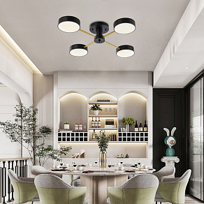 Потолочная люстра Arte Milano Ferrara 252006/4 Bk/Bk