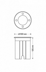 Встраиваемый в дорогу светильник Italline  IT8308