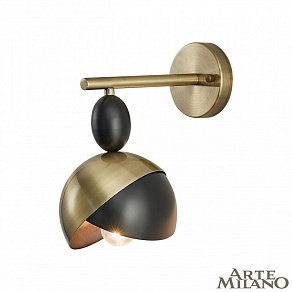 Бра Arte Milano Neapolis-71307 271307/1B BK/GD