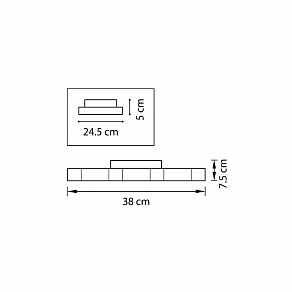 Накладной светильник Lightstar Favo LED 750072
