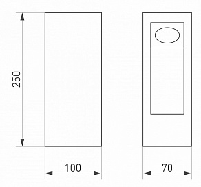 Наземный высокий светильник Arlight Mark 029975