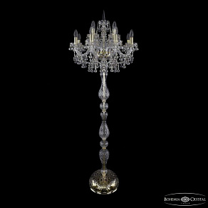Торшер Bohemia Ivele Crystal 1409 1409T1/8+4/195-165 G