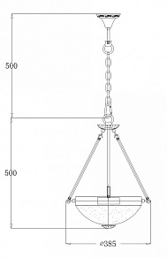 Подвесной светильник Freya Herbert FR2012-PL-03-BZ
