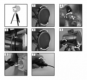 Настольная лампа декоративная Eglo Upstreet 94367