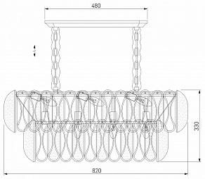Подвесная люстра Bogate's Callas 365/10