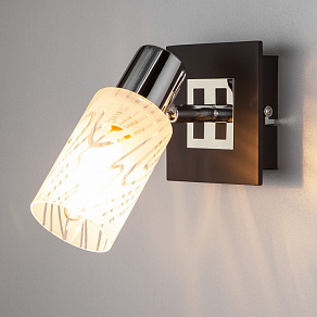 Спот Eurosvet Скарлет 20020/1 хром/венге