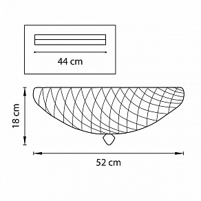 Накладной светильник Lightstar Murano 602073