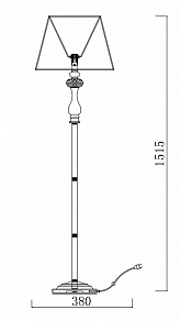 Торшер Freya Adelaide FR2306-FL-01-W