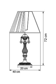 Настольная лампа декоративная Osgona Ampollo 786912