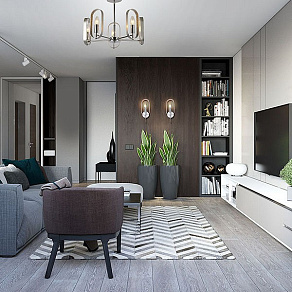 Люстра на штанге Eurosvet Maglia 60077/5 хром