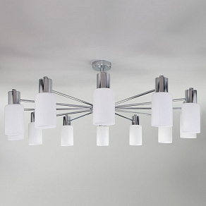 Потолочная люстра Eurosvet Vegga 70160/12 хром Smart