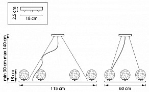 Подвесная люстра Lightstar Bari 815267
