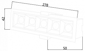 Встраиваемый светильник Favourite Roshni 3083-5C