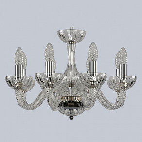 Подвесная люстра Bohemia Ivele Crystal Ivele Crystal 3 1310/8/165 Ni Cl/Clear/M-1H