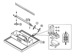 Накладной светильник Globo Savinja 41622D1