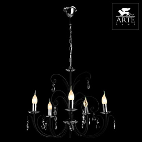 Подвесная люстра Arte Lamp Romana A1742LM-5BK