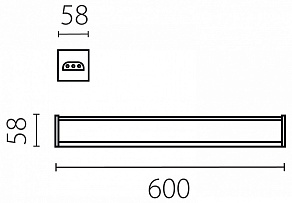 Модульный светильник Lightstar Trito 456247