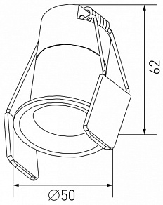 Встраиваемый светильник DesignLed HIDDEN 00-00006643
