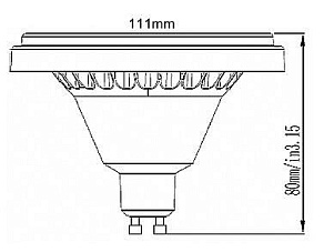 Лампа светодиодная Deko-Light  GU10 11Вт 4200K 180117