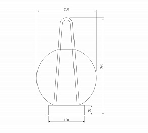 Настольная лампа декоративная Eurosvet Frasco 80507/1 черный