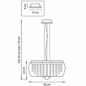 Подвесной светильник Lightstar Acquario 753084