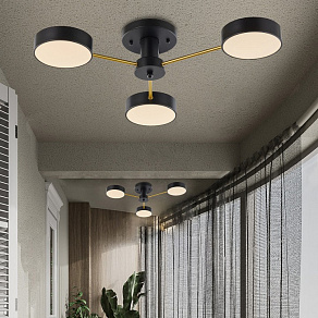 Потолочная люстра Arte Milano Ferrara 252006/3 Bk/Bk