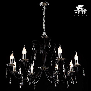 Подвесная люстра Arte Lamp Romana A1742LM-8BK