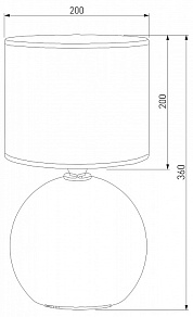 Настольная лампа декоративная TK Lighting Palla 5068 Palla