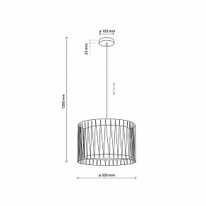 Подвесная люстра TK Lighting  11461