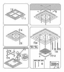 Потолочная люстра Globo Sayuri 68576-6