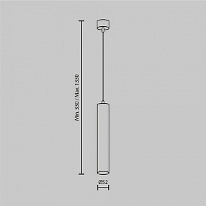 Подвесной светильник Maytoni Focus LED P072PL-L12W4K-BS