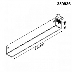 Встраиваемый светильник Novotech VECTOR 220V 359936