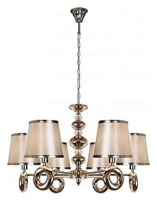 Подвесная люстра iLamp Brooklyn P2401-6 Nickel